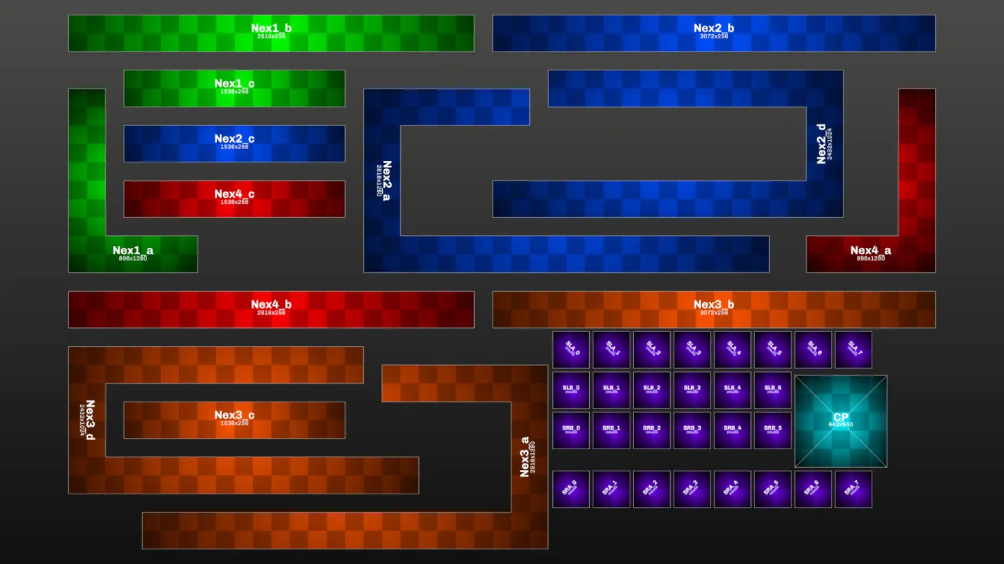 Nexum 2D slice layout